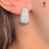 Orecchini in oro bianco con diamanti